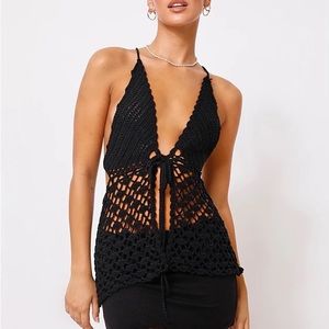 Tiger mist crochet top